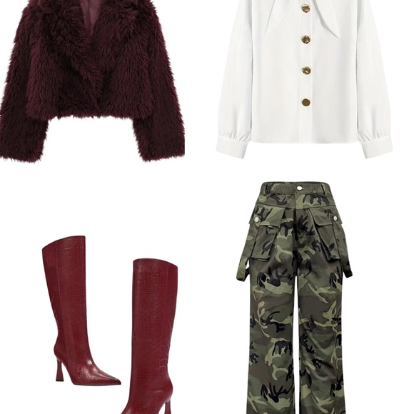 Trendy Camouflage Cargo Trousers - Picture 4 of 4